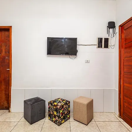 Casa Em Condominio, Ar Condicionado, Churrasqueira, Wi Fi 250Mb E Estacionamento Gratis Praia Grande  Exterior photo
